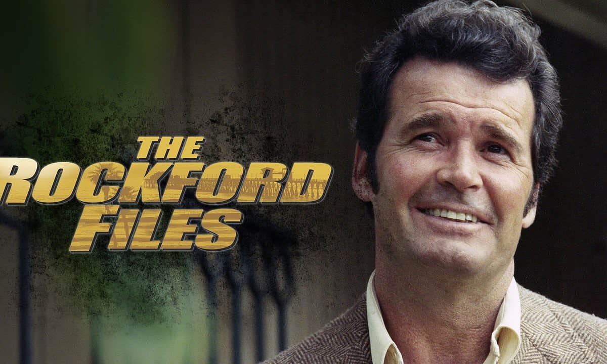 title screen for television show The Rockford Files with James Garner as Jim Rockford
